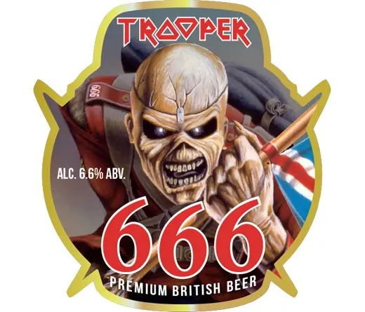 Tropper 666 es la cerveza de edicin limitada de Iron Maiden.